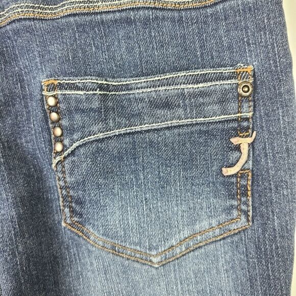 Thyme Maternity Cropped Denim Jeans Medium - Picture 10 of 16